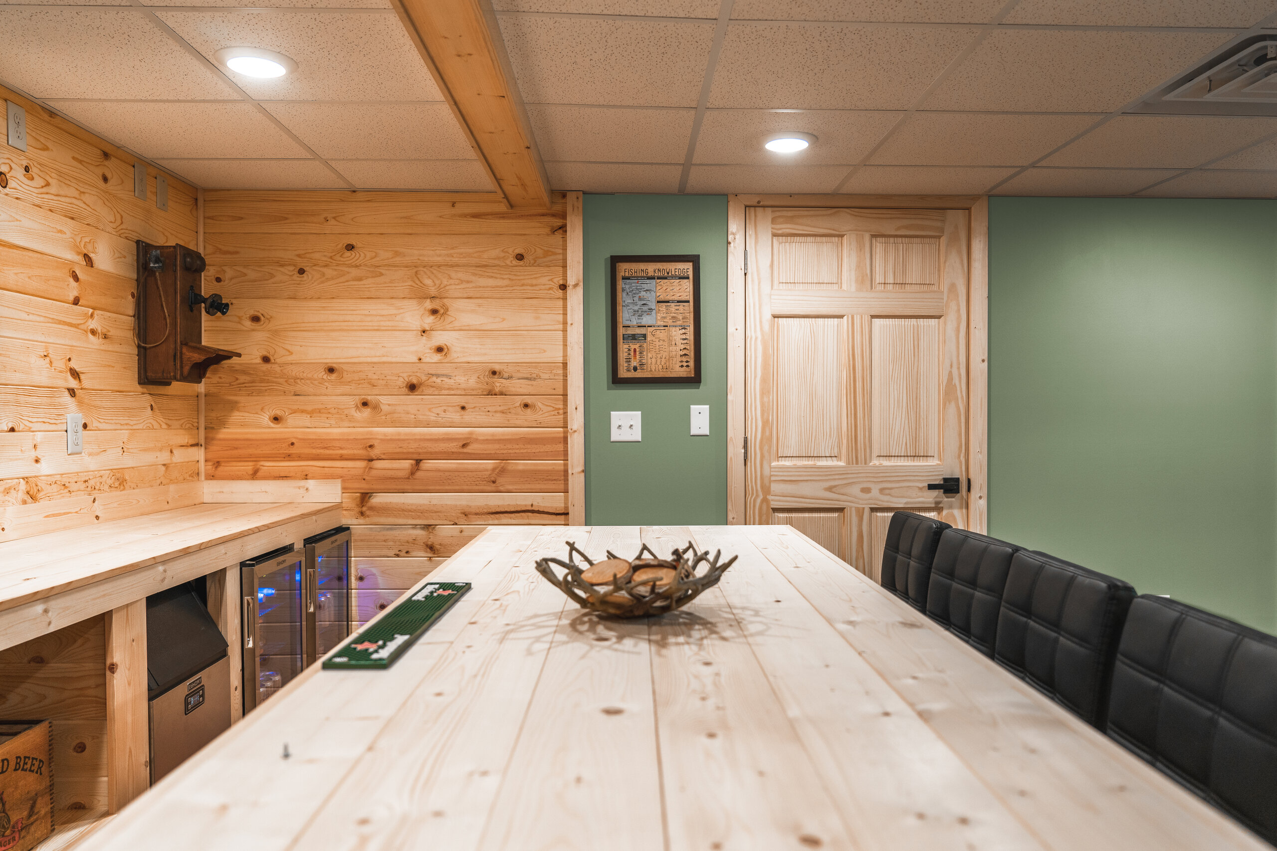 Basement & Bunk Room at Nick Lake Lodge