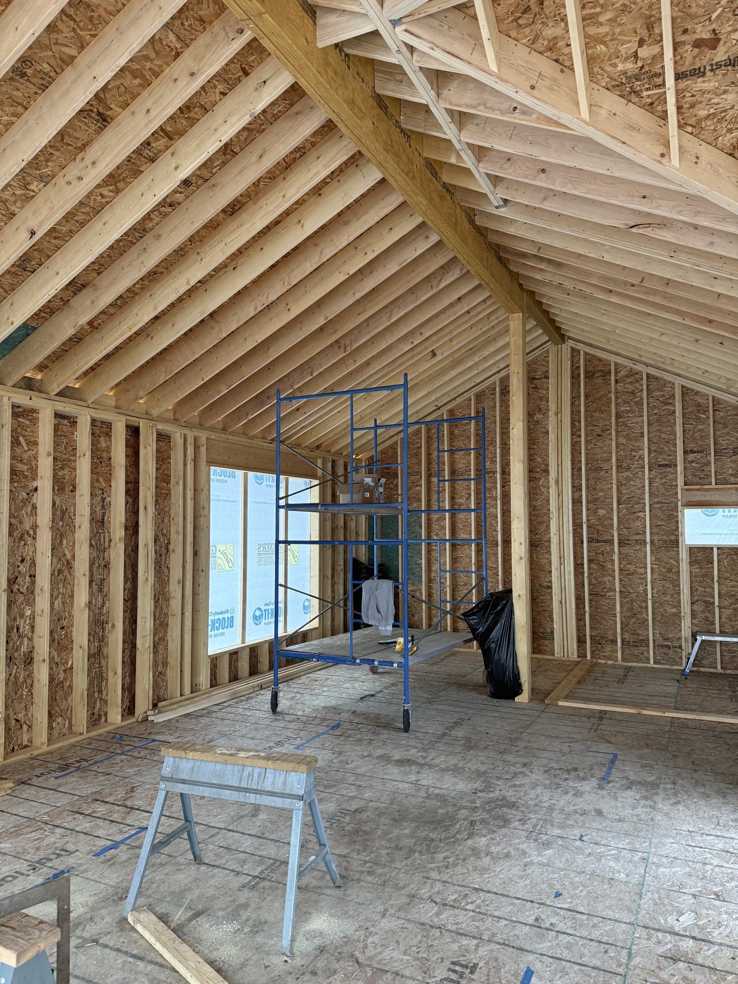 Coach House interior taking shape