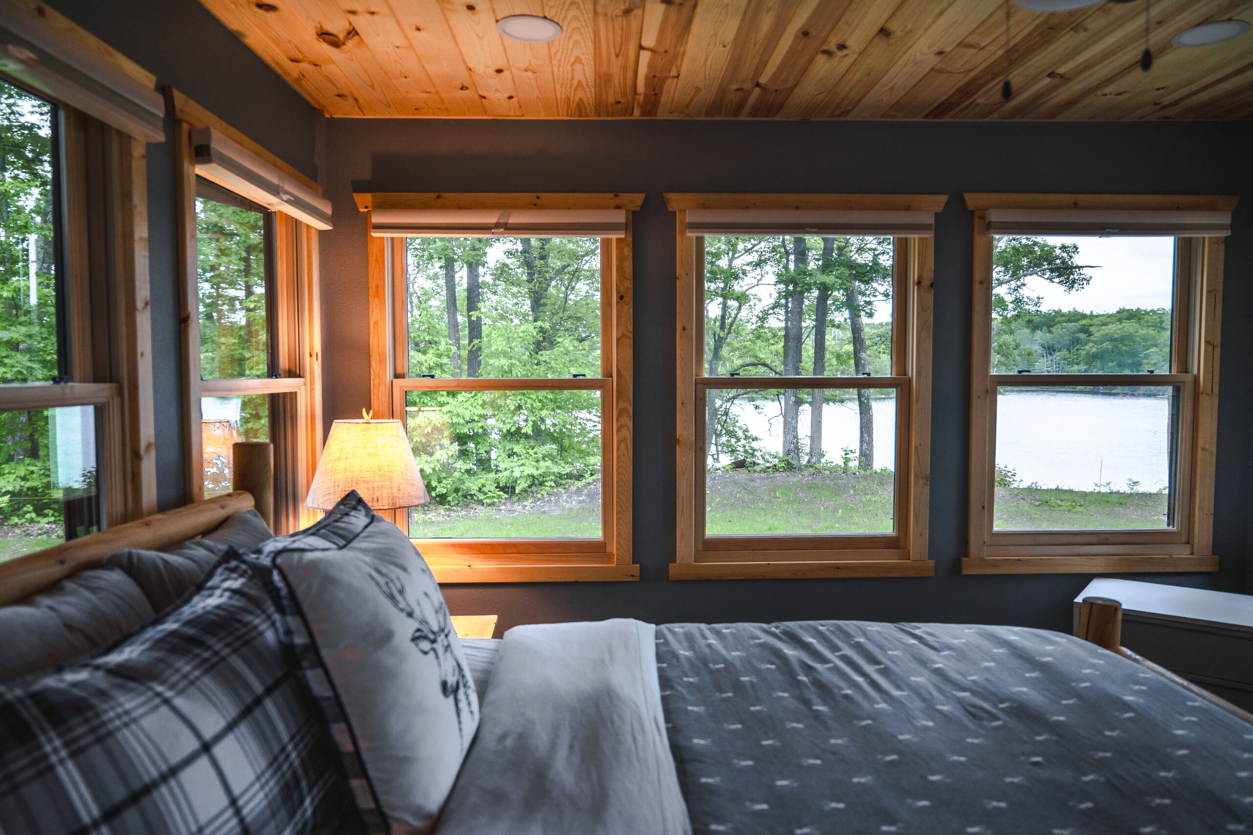 Guest Bedroom at Nick Lake Lodge