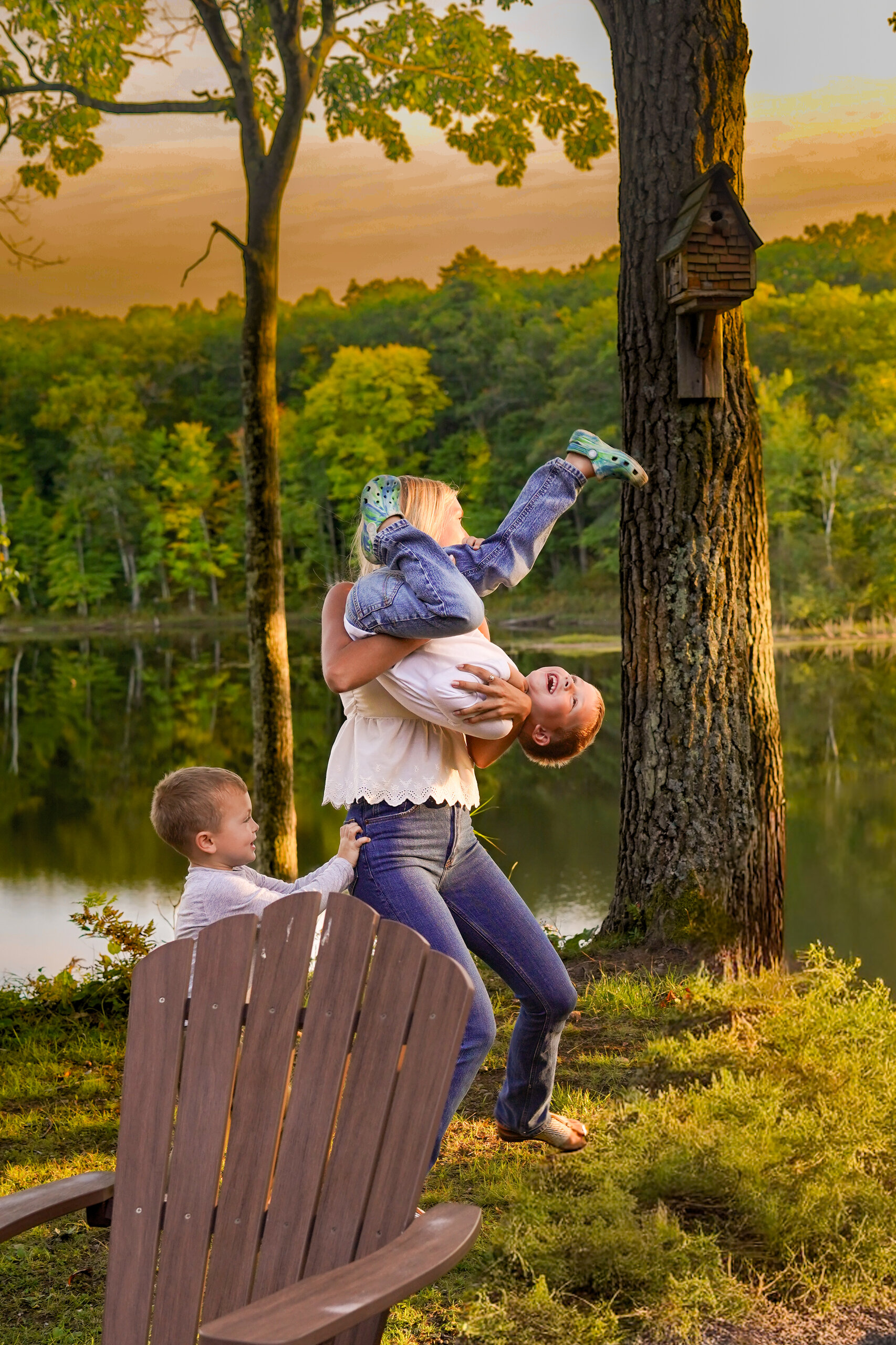 Fun family photo